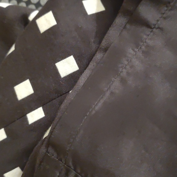 Ann Taylor Brown and Cream Check Sleeveless Dress - Picture 6 of 6